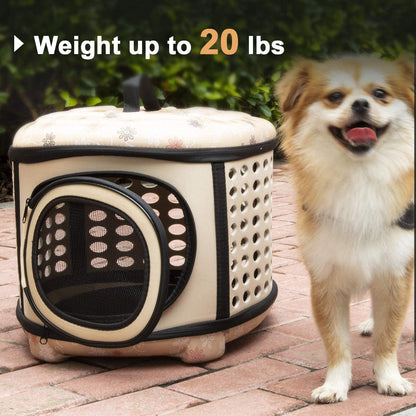 Foldable Pet Dog Cat Puppy Handbag Carrier Cage - Jaico Online Shop