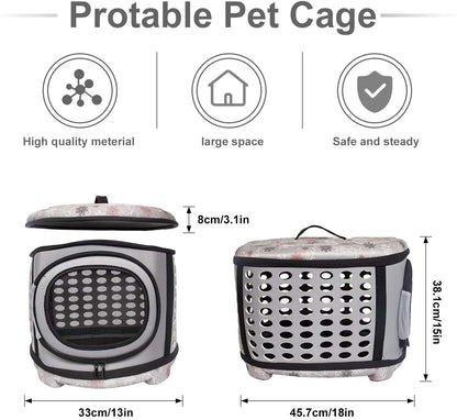Foldable Pet Dog Cat Puppy Handbag Carrier Cage - Jaico Online Shop