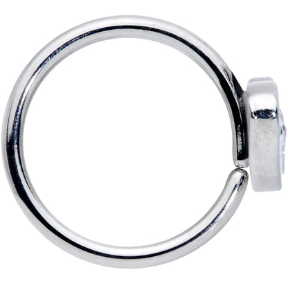 18G 3/8 Sweet Smiling Whale Nose Nose Hoop