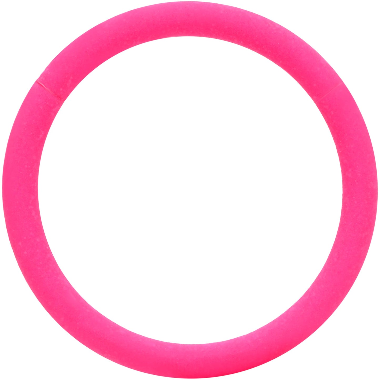 18G 3/8 Pink Matte Cartilage Hinged Segment Ring