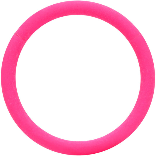 18G 3/8 Pink Matte Cartilage Hinged Segment Ring