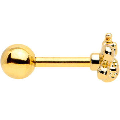 16G 1/4 Gold Tone Simply Stylish Bee Cartilage Tragus Earring