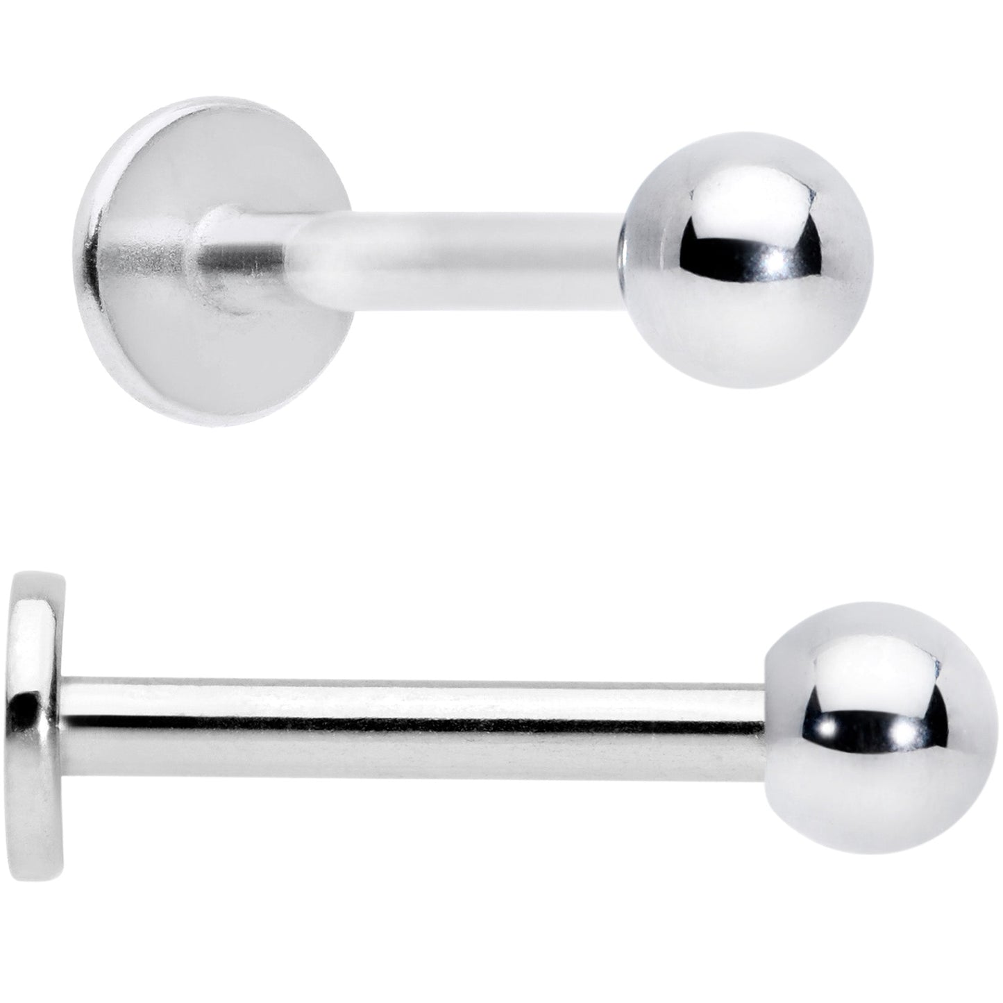 16G 5/16 Clear CZ Gem Flower Butterfly Labret Tragus Set of 3