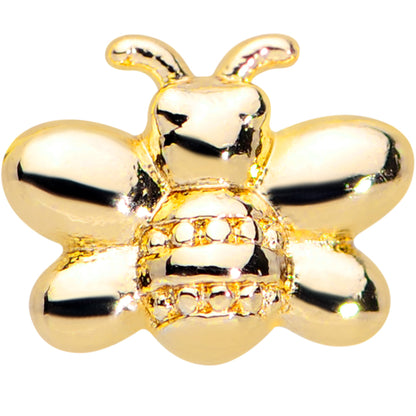 16G 5/16 Gold Tone Simply Stylish Bee Labret Monroe Tragus