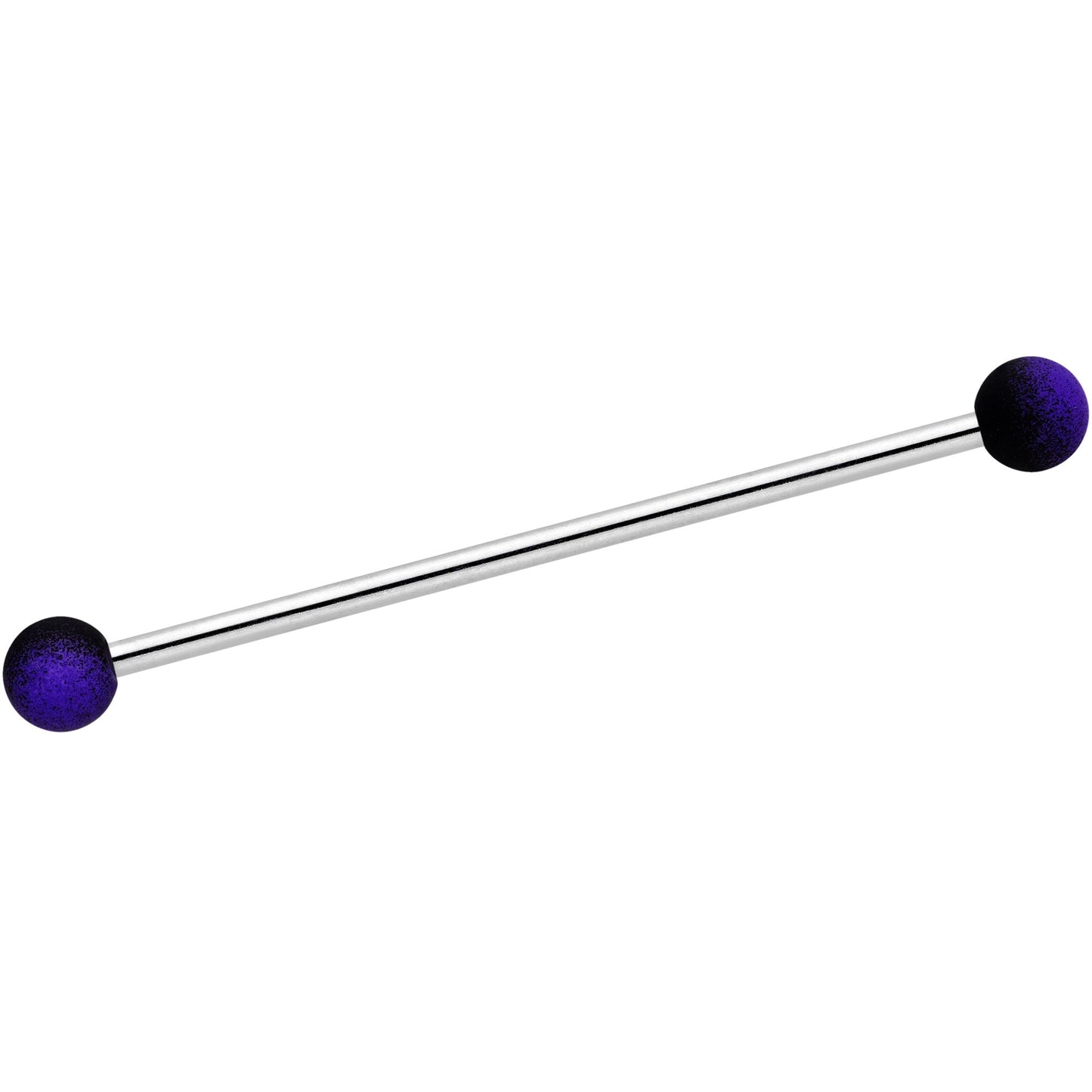 14G Pink Brown Ombre Soft Finish Industrial Barbell 38mm Set of 4