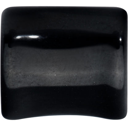 Black Curled Heart Valentines Day Tunnel Plug Set