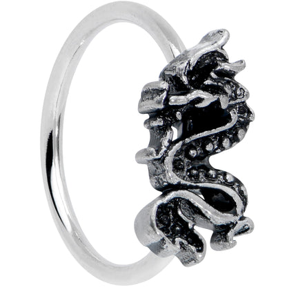 20G 5/16 Regal Medieval Dragon Nose Hoop