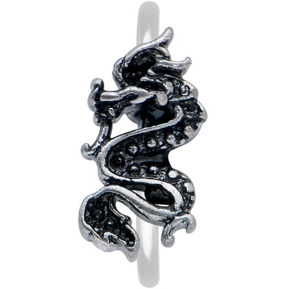 20G 5/16 Regal Medieval Dragon Nose Hoop