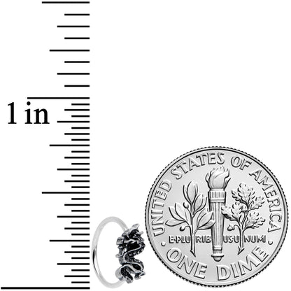 20G 5/16 Regal Medieval Dragon Nose Hoop