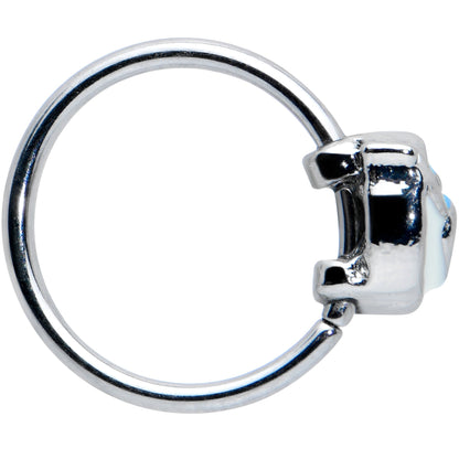 20G 5/16 Happy Little Blue Bird Nose Hoop