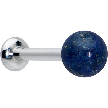 16G 5/16 Elegant Blue Agate Internally Threaded Labret Tragus