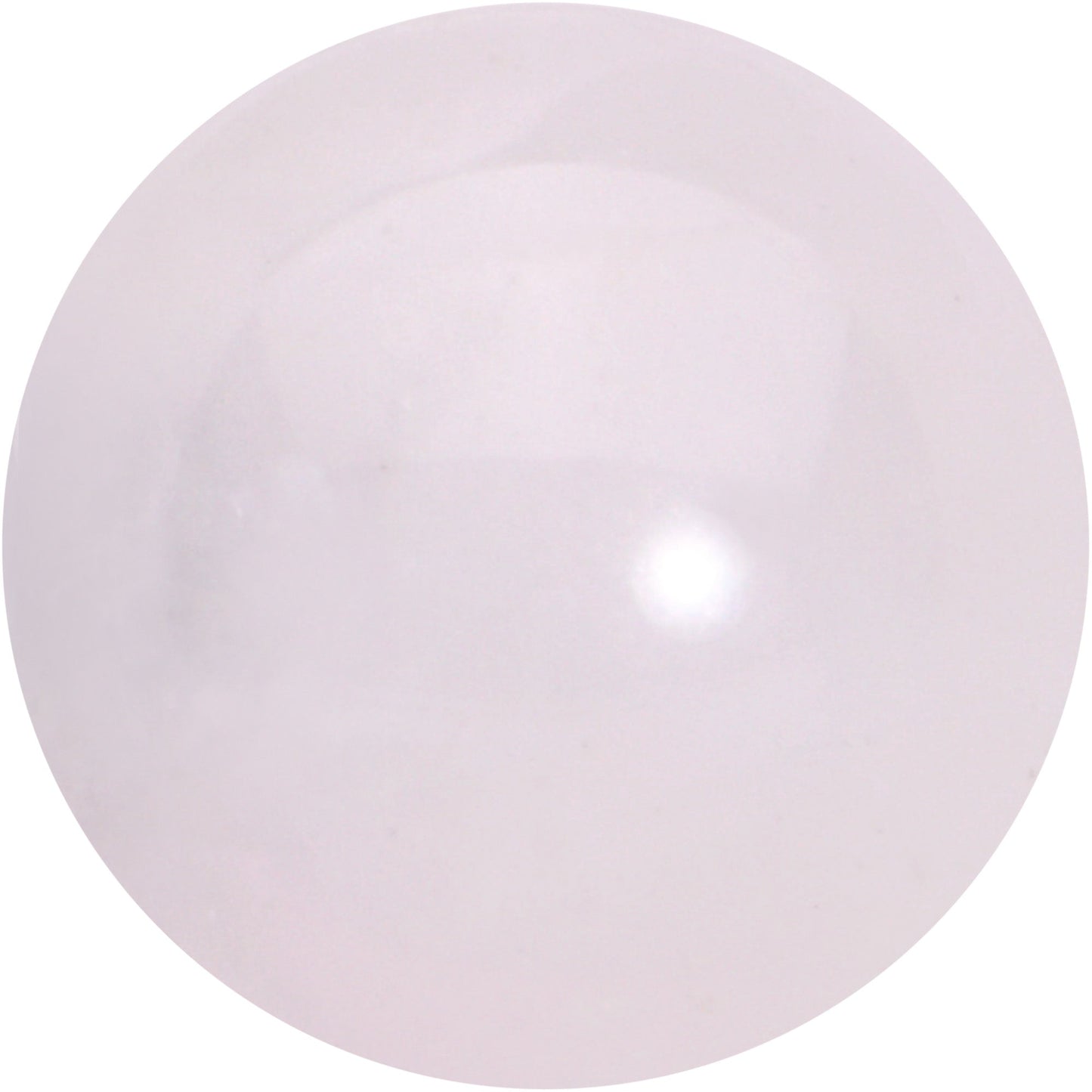 16G 5/16 Elegant Pink Rose Quartz Internal Threaded Labret Tragus