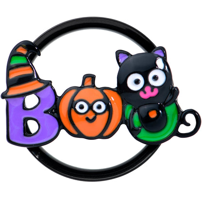 Black Boo Party Halloween Tunnel Plug Set