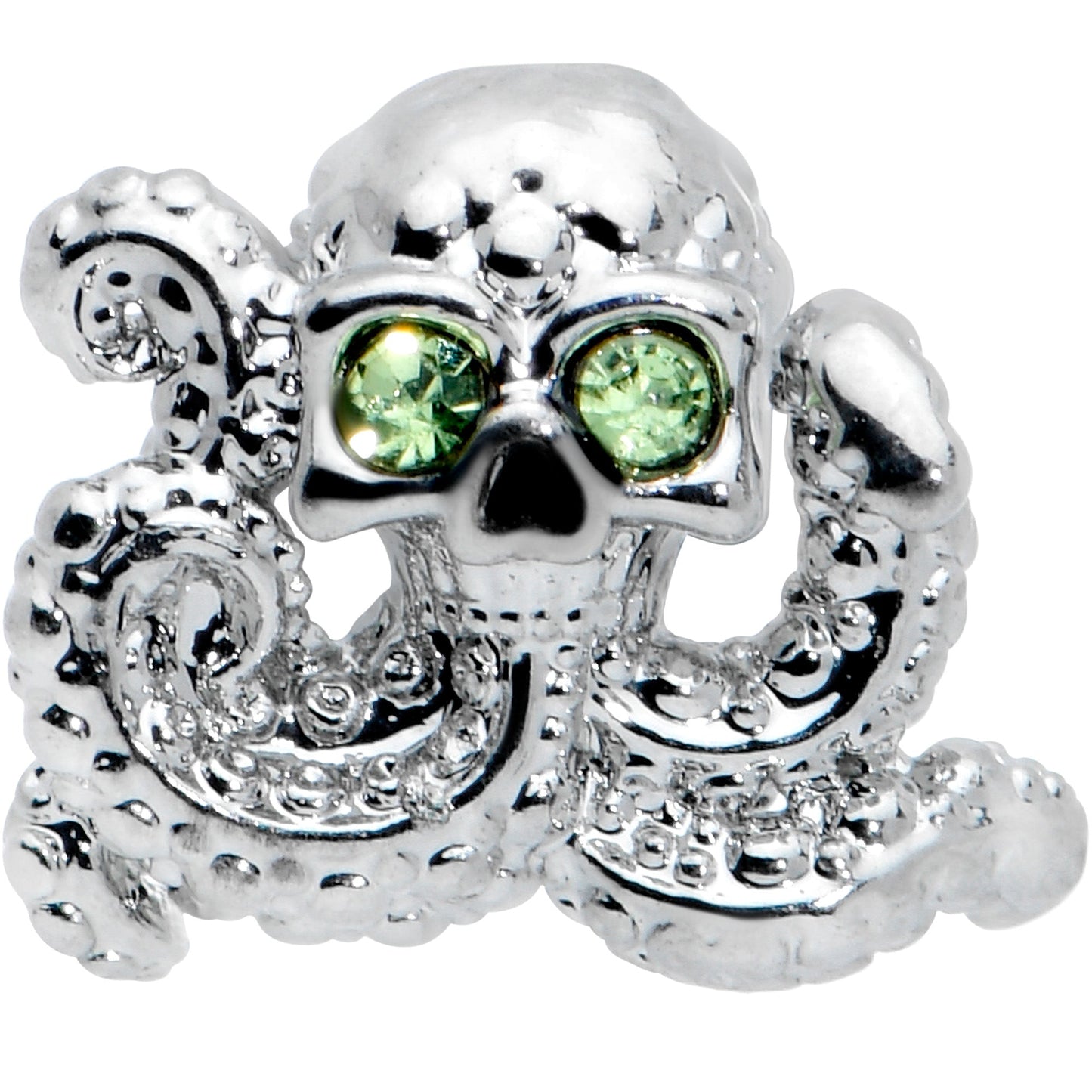 16G 5/16 Clear Green Gem Sunglasses Octopus Labret Monroe Tragus