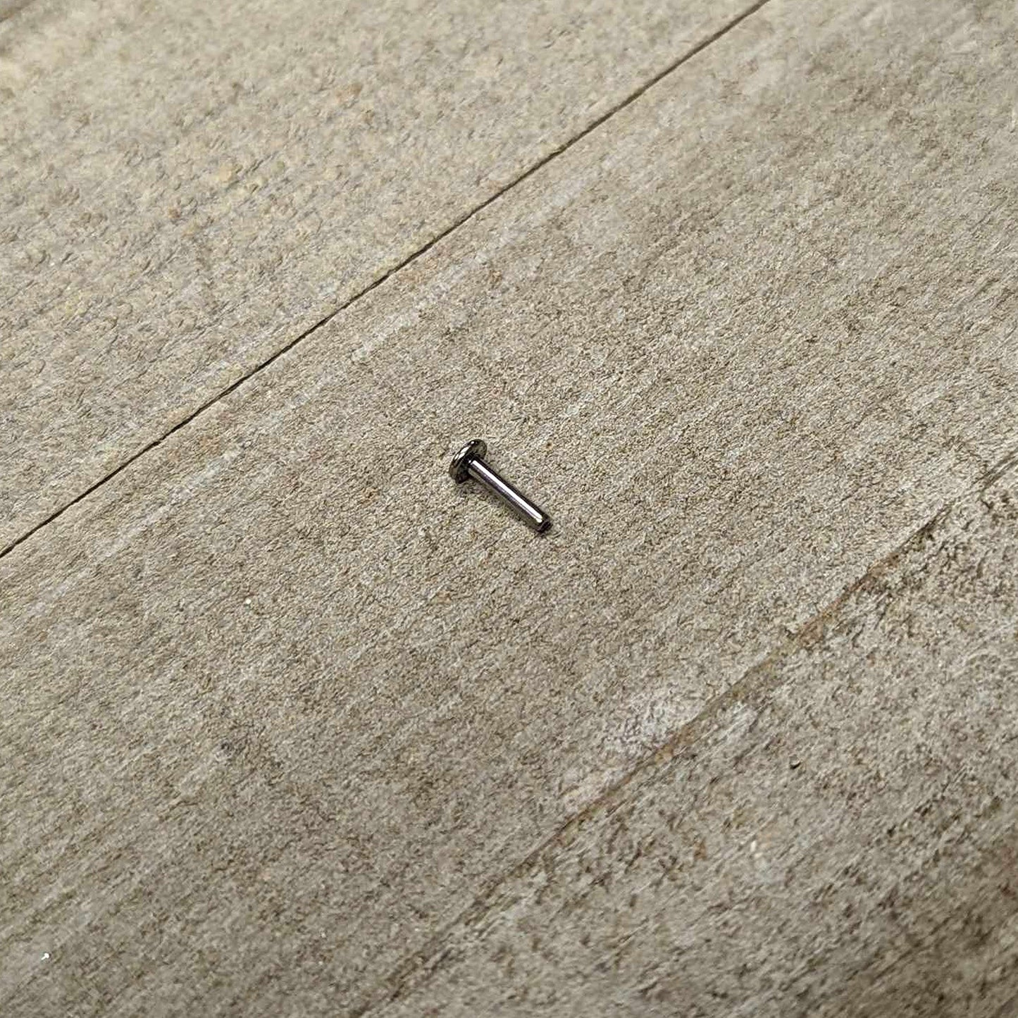 14G 5/16 G23 Titanium Threadless Post Only Labret Monroe Tragus