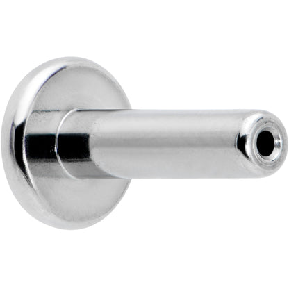 14G 1/4 G23 Titanium Threadless Post Only Labret Monroe Tragus