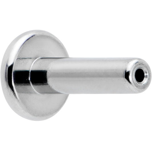 14G 1/4 G23 Titanium Threadless Post Only Labret Monroe Tragus