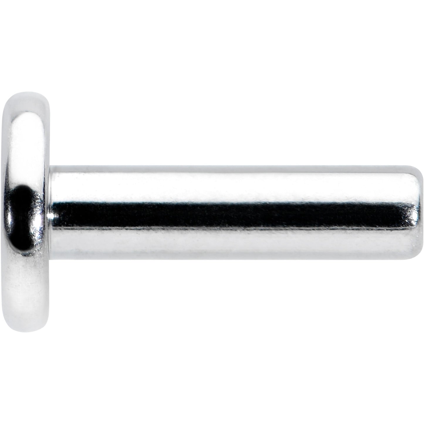 14G 1/4 G23 Titanium Threadless Post Only Labret Monroe Tragus