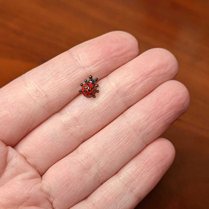 20G 1/4 Classic Ladybug Nose Bone