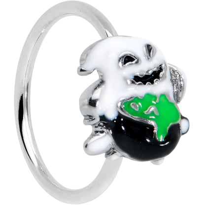 20G 5/16 Ghost Goo Cauldron Halloween Nose Hoop