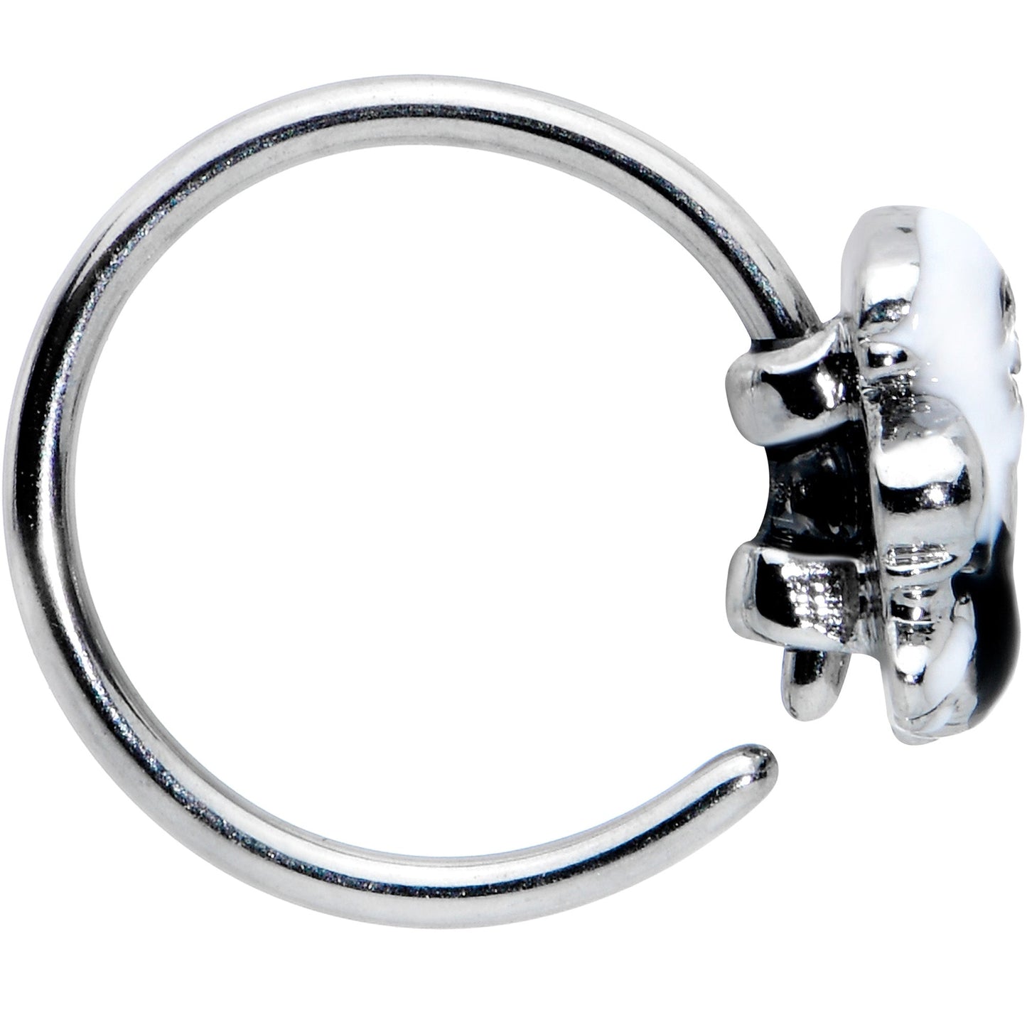 20G 5/16 Ghost Goo Cauldron Halloween Nose Hoop