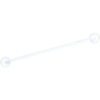 14G Gold Tone Spike UV Ladybug Industrial Barbell 38mm Set of 3