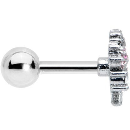 16G 1/4 Clear Pink Gem Luscious Fruit Tree Cartilage Tragus