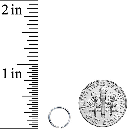 20G 7mm Grade 23 Titanium Bendable Hoop Ring