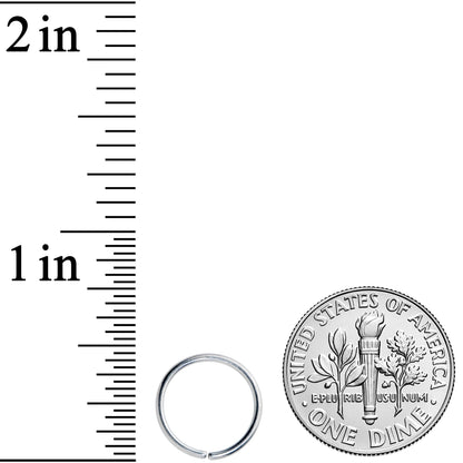 18G 3/8 Grade 23 Titanium Bendable Hoop Ring