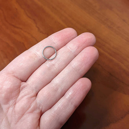 18G 3/8 Grade 23 Titanium Bendable Hoop Ring