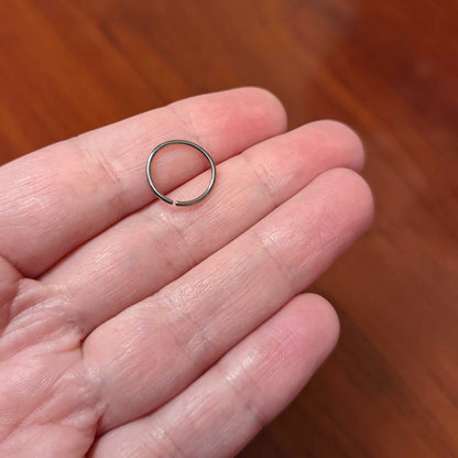18G 7/16 Grade 23 Titanium Bendable Hoop Ring
