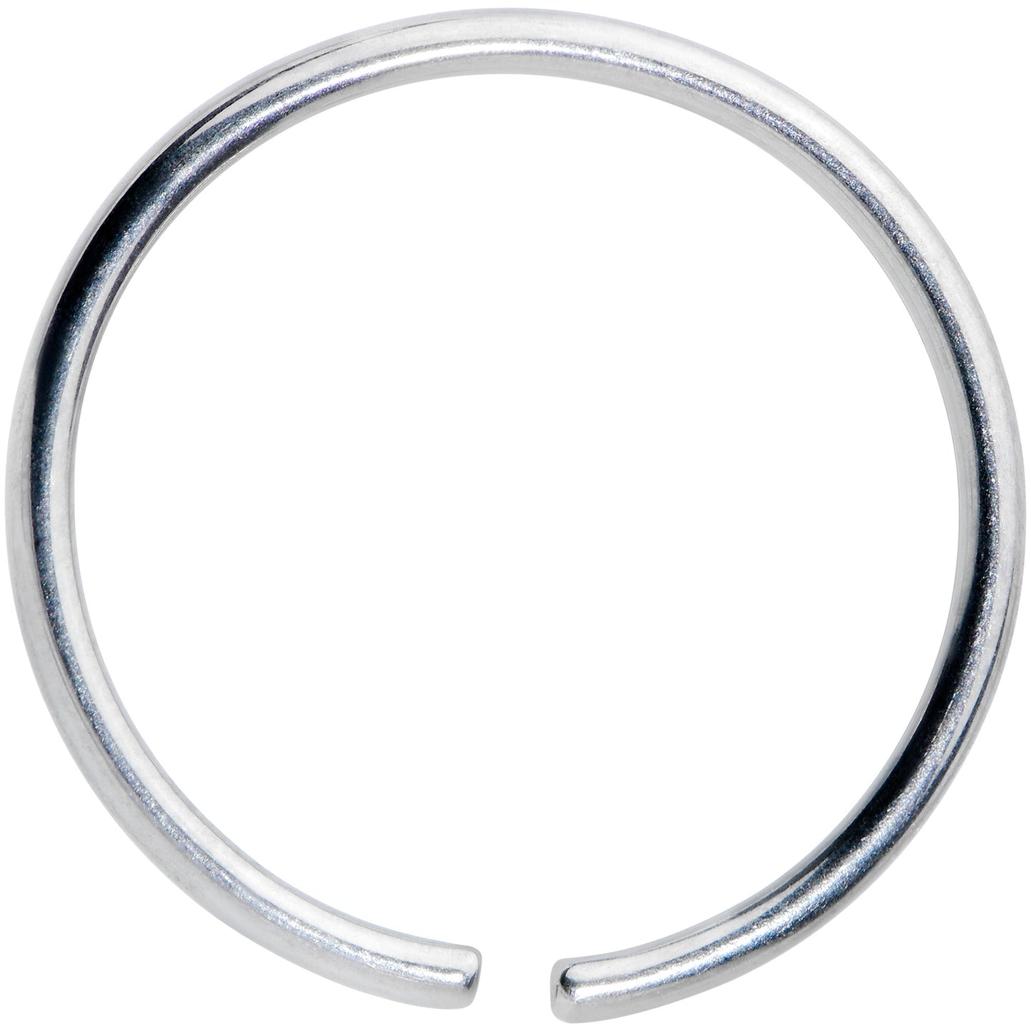18G 1/2 Grade 23 Titanium Bendable Hoop Ring