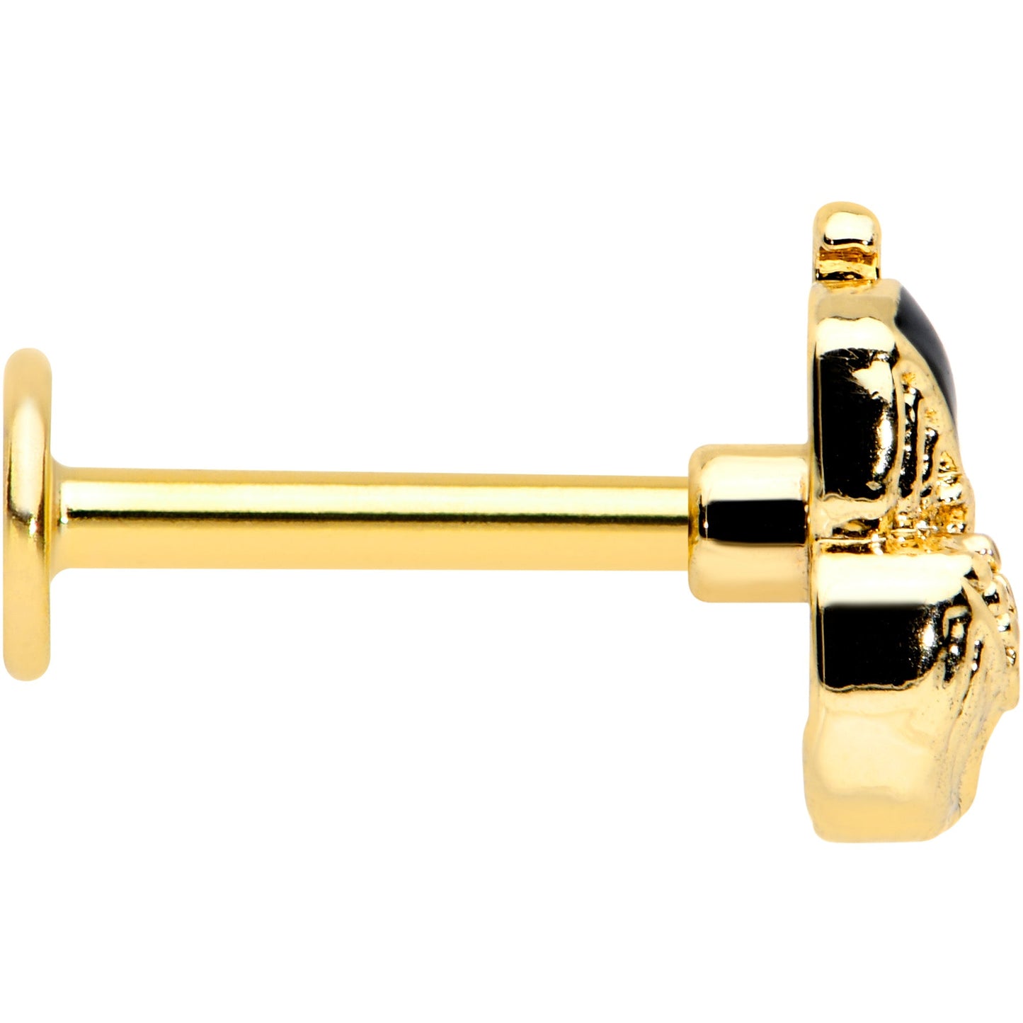 16G 5/16 Gold Tone Mom Baby Orca Whale Labret Monroe Tragus