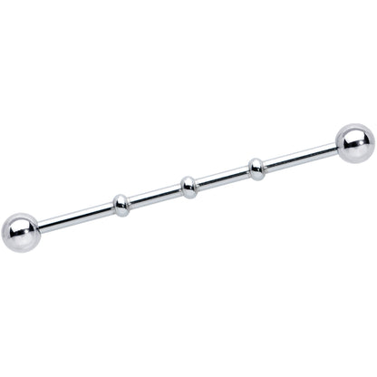 14G Loops Waves Industrial Project Bar 40mm Set of 5