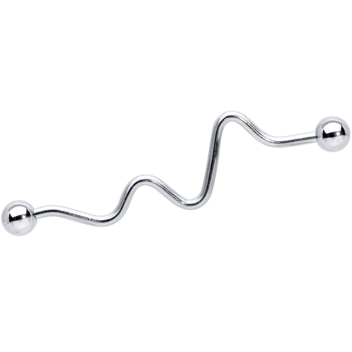 14G Loops Waves Industrial Project Bar 40mm Set of 5