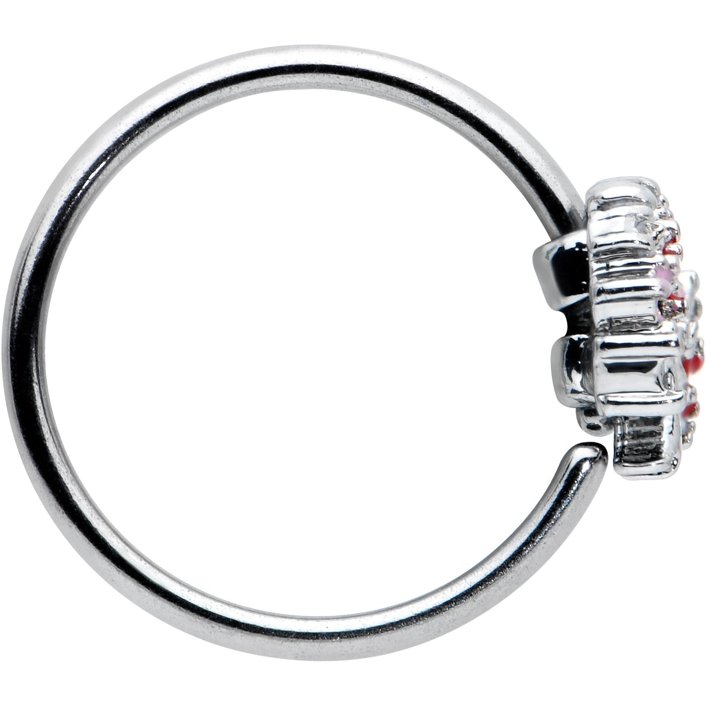 20G 5/16 Luscious Pinks Fruit Tree Nose Hoop