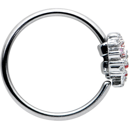 20G 5/16 Luscious Pinks Fruit Tree Nose Hoop