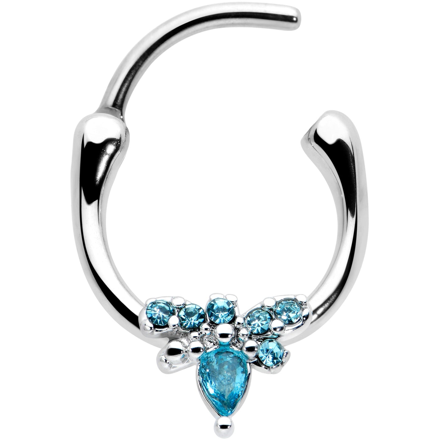 16G 5/16 Blue Gem Bee Glamour Cartilage Clicker