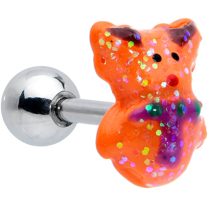 16G 1/4 Glitter Santa Tree Reindeer Cartilage Earring Set of 3