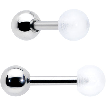 16G 1/4 Glow in Dark Skull Ghost Halloween Cartilage Set of 3