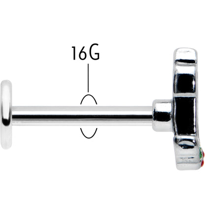16G 5/16 Sweet Holiday Christmas Candle Labret Monroe Tragus