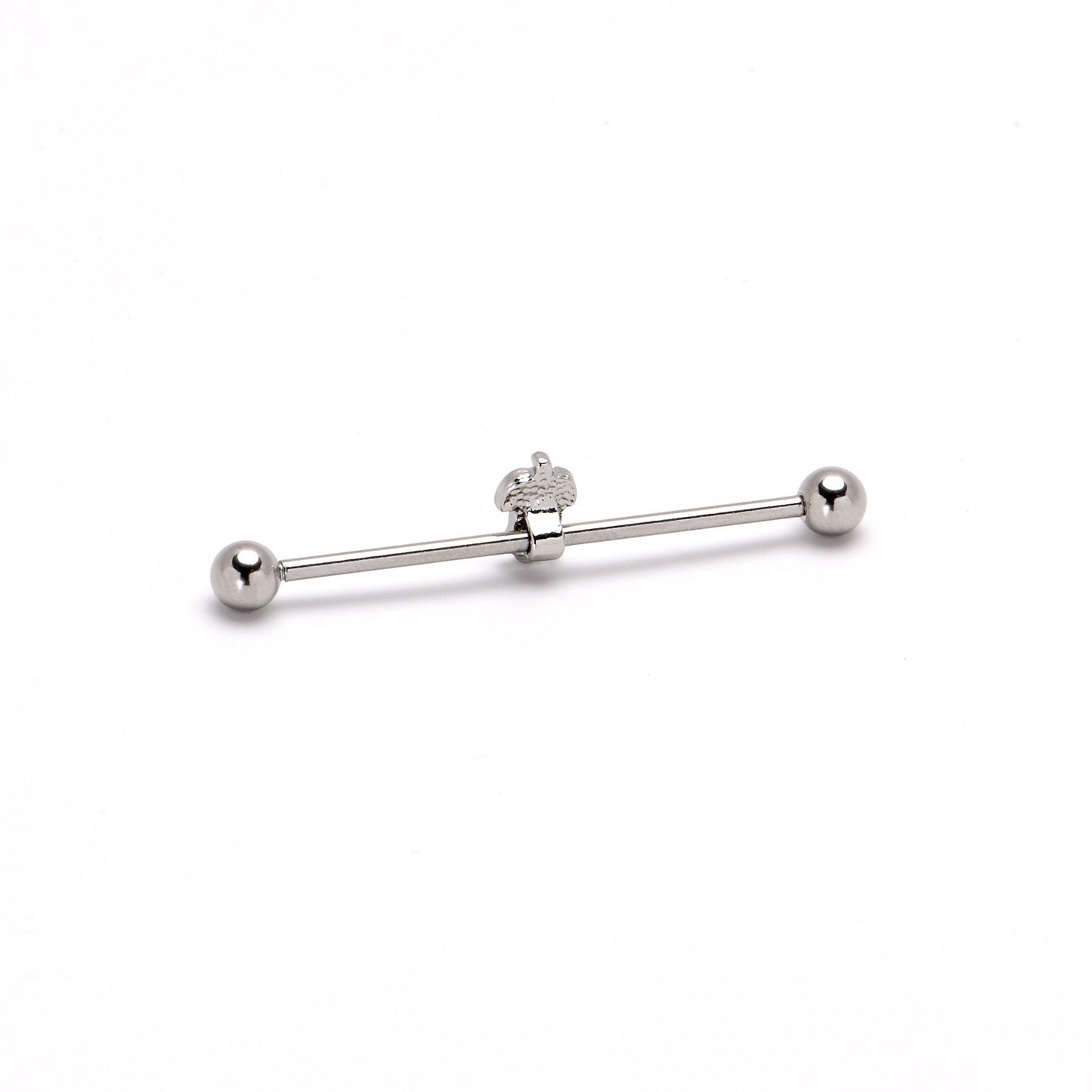 14G Sweet Happy Rose Flower Industrial Barbell 38mm