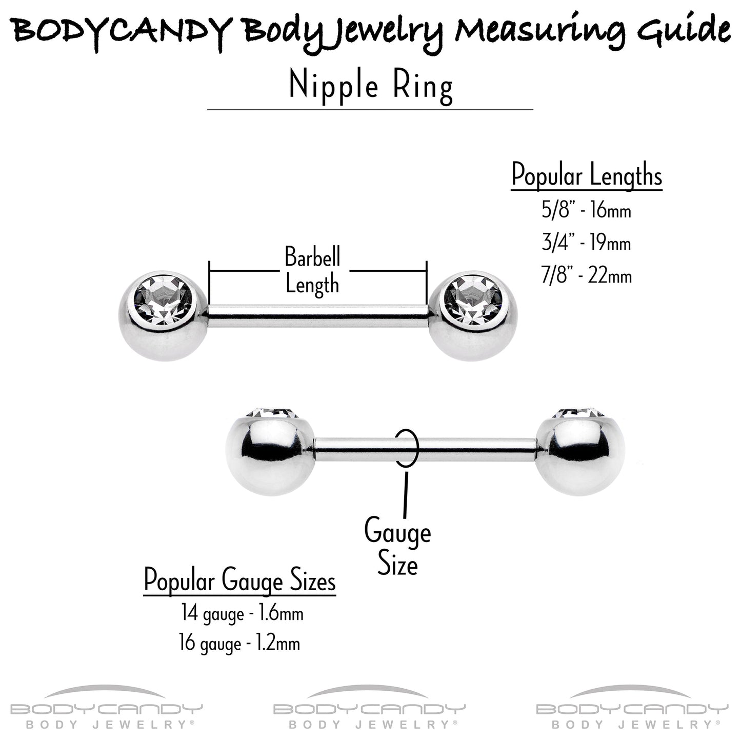 14G 11/16 Ladybug Shamrock UV Glow Chain Dangle Nipple Ring Set