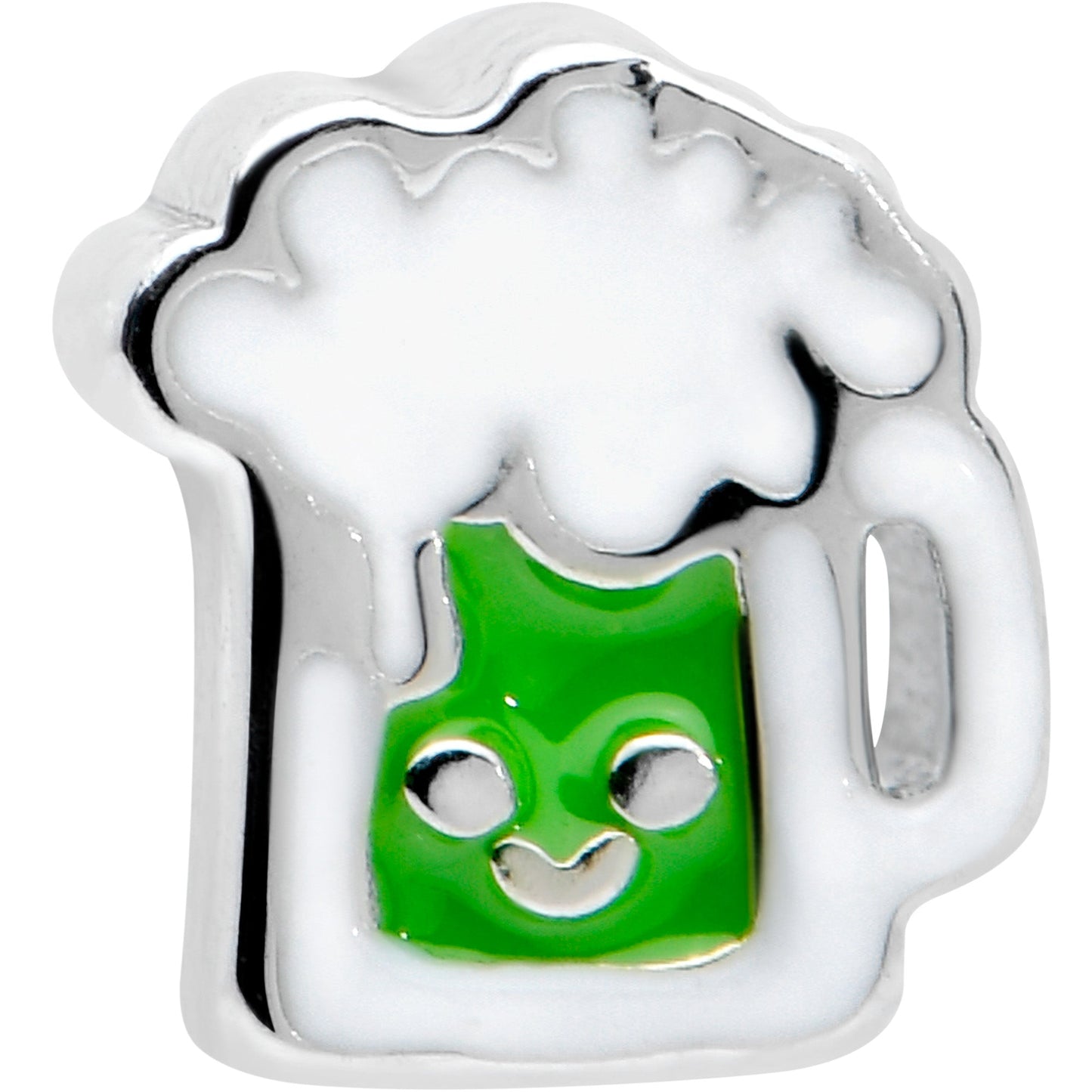 16G 1/4 Sweet Happy Green Beer St Patricks Cartilage Tragus Earring