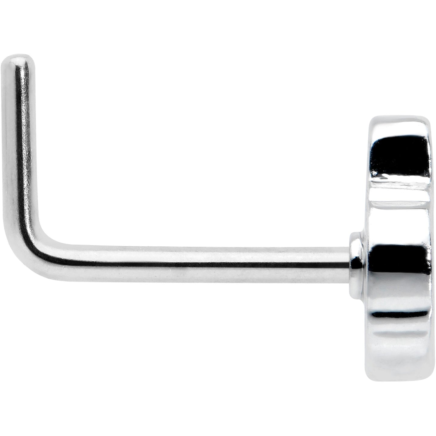 20G 7mm Sweet Happy Leprechaun St Patricks L Shape Nose Ring