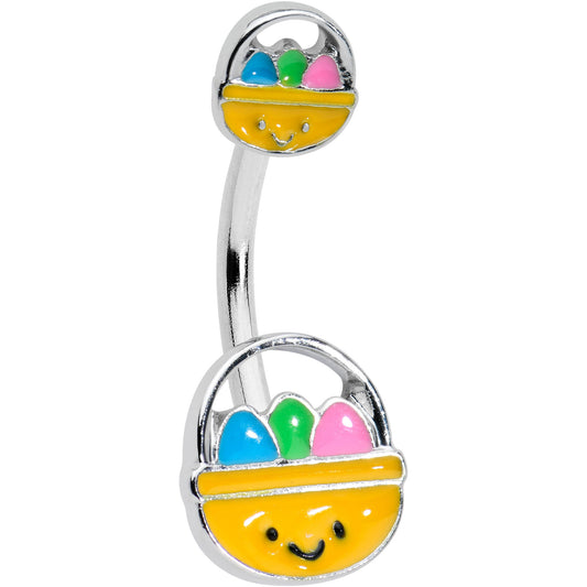 Celebration Easter Basket Double Mount Belly Ring