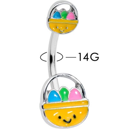 Celebration Easter Basket Double Mount Belly Ring