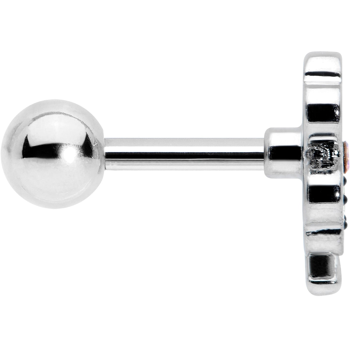 16G 1/4 Ladybug Shamrock St Patricks Cartilage Tragus Earring