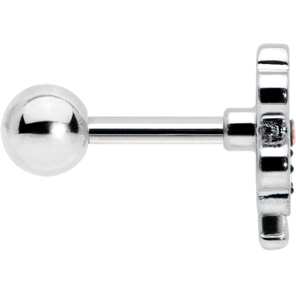 16G 1/4 Ladybug Shamrock St Patricks Cartilage Tragus Earring