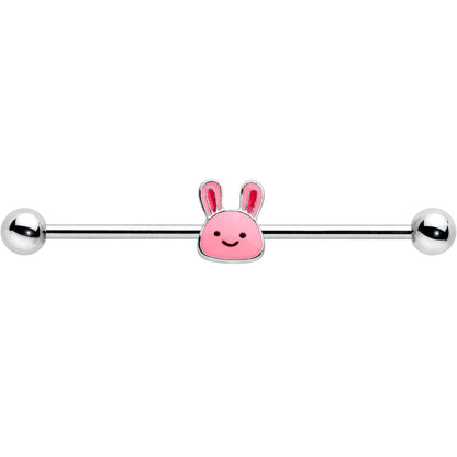 14G Kawaii Cutie Easter Bunny Industrial Barbell 38mm